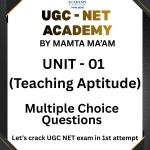 Unit 01 Teaching Aptitude Topicwise Multiple choice questions (MCQs)