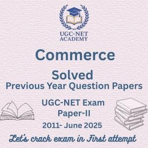 Commerce (Solved PYQ's)