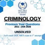 Criminology (PYQs)
