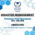 Disaster Management (PYQs)