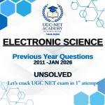 Electronic Science (PYQs)