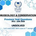 Museology & conversation (PYQs)