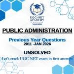 Public administration (PYQs)