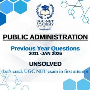 Public administration (PYQs)